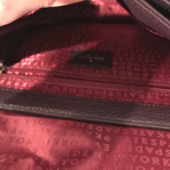 EUC BURGUNDY KATE SPADE CROSSBODY PURSE - Picture 4 of 5